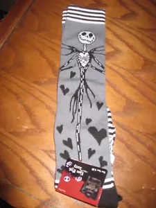 Disney Nightmare Before Christmas Jack Skellington Gray Knee Socks - 2017 - Picture 1 of 3