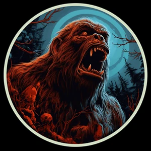Pegatina Sasquatch, calcomanía críptica, calcomanía adhesiva para folclore de ventana de camión de automóvil - Imagen 1 de 12