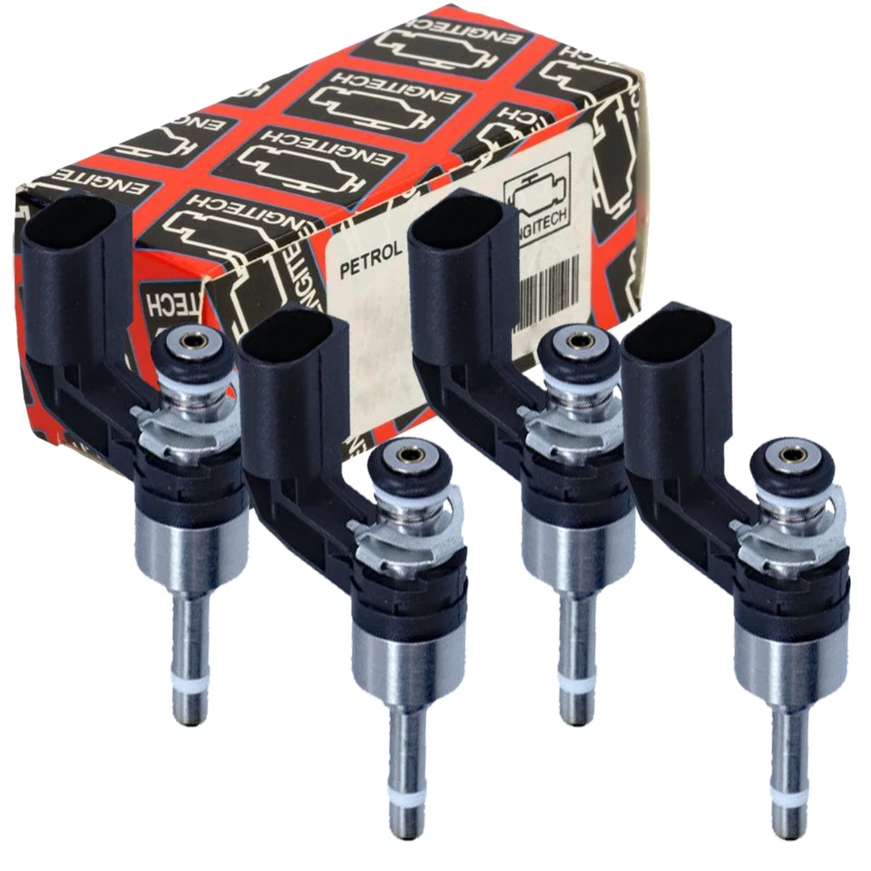 4x ENGITECH Einspritzventil für A1 IBIZA 4 FABIA TIGUAN TOURAN 1.4 OE 03C906036M - Bild 1 von 1