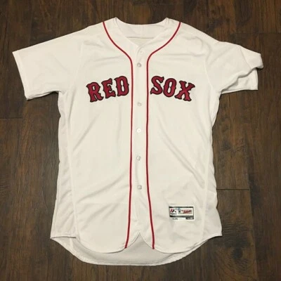 Camiseta Majestic Boston Red Sox David Ortiz temporada final remendada jogo da liga principal de beisebol - Imagem 1 de 4