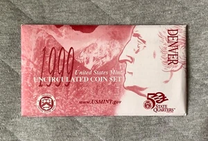 1999 Denver Uncirculated Coin Set w/Original Envelope - Picture 1 of 2