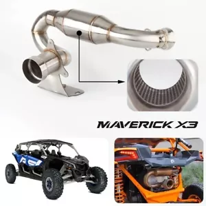 Motorcycle ATV UTV exhaust muffler for Can Am Maverick X3 Turbo R & RR Max X3 - Bild 1 von 7