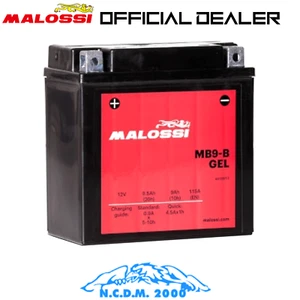 BATTERIA MALOSSI YB9-B SIGILLATA GEL VESPA PX 125 150 200 / PE / MILLENIUM - Imagen 1 de 4