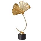 Gold Home Decoration Accessories Modern Flowers Ornaments Miniature Metal3927