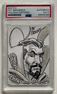 PAT BRODERICK SIGNIERT & SKIZZE DR STEPHEN SELTSAME KUNST PSA AUTHENTISCHES AUTO (MCU)  - Bild 1 von 3