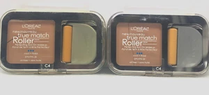 (2) L'OREAL True Match ROLLER Makeup Cool - C4 Shell Beige **SOLD AS-IS - Picture 1 of 8