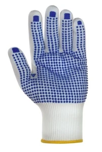 Nylon-Feinstrick Handschuh mit Nitrilnoppen Strickbund Arbeitshandschuh Garten - Bild 1 von 1