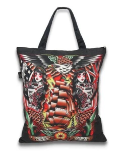 Liquor Brand American Gypsy Punk Tattoo Rock Bowling Bag Handbag Purse TB-075 - Picture 1 of 3