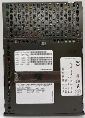 Exabyte EXB-8205XLS 8mm SCSI 50PIN Single Ended SE Tape Drive CEI 860013-000 - Image 1 of 3