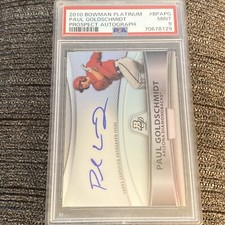 2010 Bowman Platinum Paul Goldschmidt #BPA-PG Prospect Refractor Auto RC PSA 9
