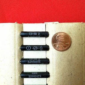 8,2K 8,2kOm 8200 1 % 2W Axialdraht gewickelter Widerstand Präzision MIL sowjetische UdSSR 2 Stück - Bild 1 von 2