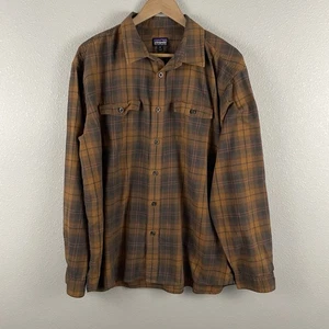 Patagonia Men’s XL Plaid Organic Cotton Blend Button Up Collar Shirt - Picture 1 of 5