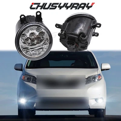 Пара противотуманных фар левая и правая фары на бампер для TOYOTA SIENNA 2011-2020 - Изображение 1 из 4