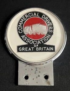 HGV COMMERCIAL DRIVERS GREAT BRITAIN ASSOC VINTAGE WAGON TRUCK CAR BADGE EMBLEM - Picture 1 of 7