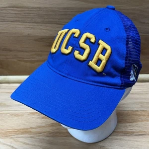 UC Santa Barbara Gauchos Hat Blue Snapback Trucker Embroidered Logo UCSB Cap - Picture 1 of 11