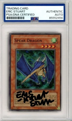PSA Signed Eric Stuart Spear Dragon LOD-035 Legacy of Darkness 1st Edition - Image 1 of 2