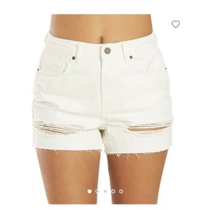 O’NEILL Damen Jeansshorts Angus weiß, Größe 30 - Bild 1 von 5