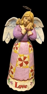 Jim Shore Heartwood Creek Figurine Simple Love Blonde Hair 2008 - Picture 1 of 16