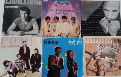 Lote 6 Discos Single Vinyl 7" Años 80 (I) España Y Francia - Imagen 1 de 4