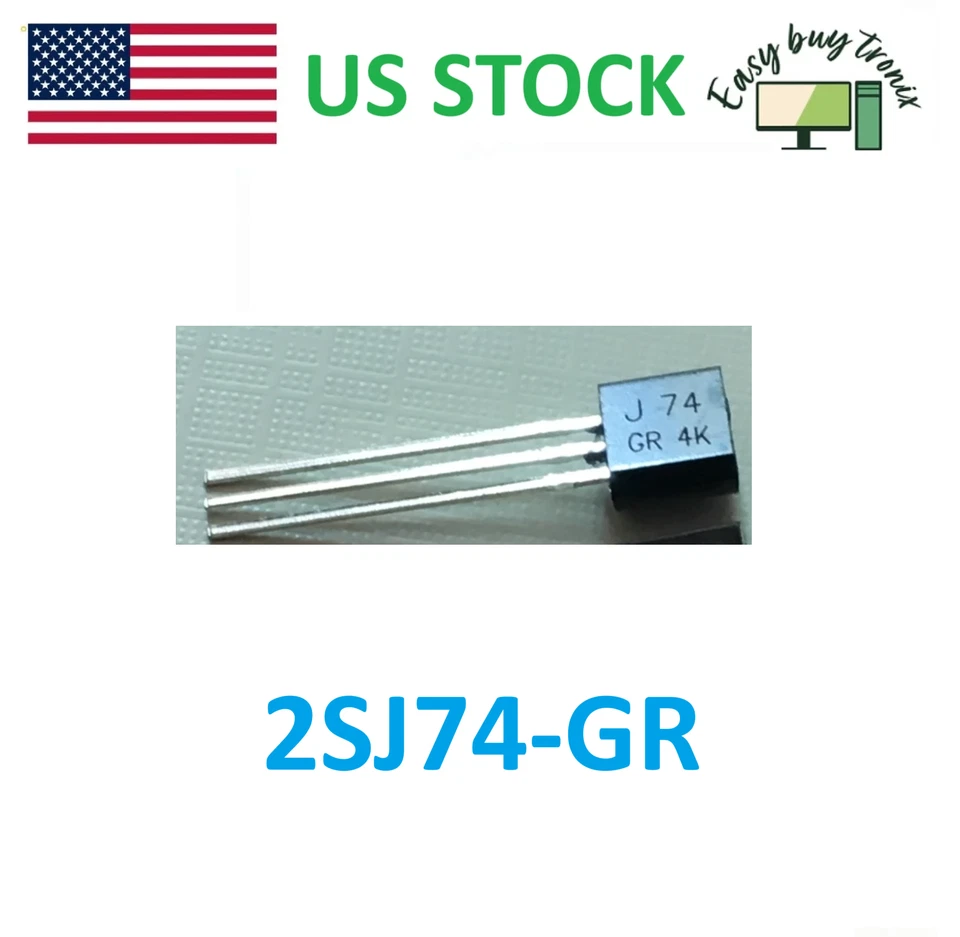 5Pcs J74 J74GR 2SJ74 2SJ74GR Original Toshiba Small Signal Field-Effect mosfet - Image 1 of 1