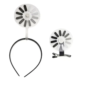 2pcs Plastic Hairpins Moving Symbols Headbands Perfect for Costume Event Teens - Picture 1 of 8