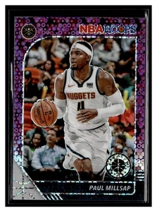 2019-20 Hoops Premium Stock #266 Paul Millsap Prizms Purple Disco Denver Nuggets - Picture 1 of 2