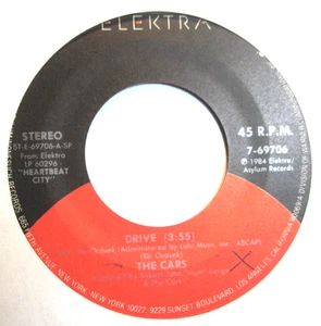 CARS * 45 * Drive * 1984 * Near MINT/ MINT * USA Original Elektra VINYL Pressing - Foto 1 di 1