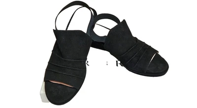 Zapatos de gamuza Taryn Rose "TIVA" punta abierta cuña 9M nuevos en caja precio original $229 Foto 1 de 4