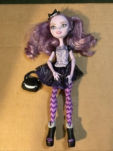 Kitty Cheshire Doll First Chapter Ever After High Purple Hair - Picture 1 of 11
