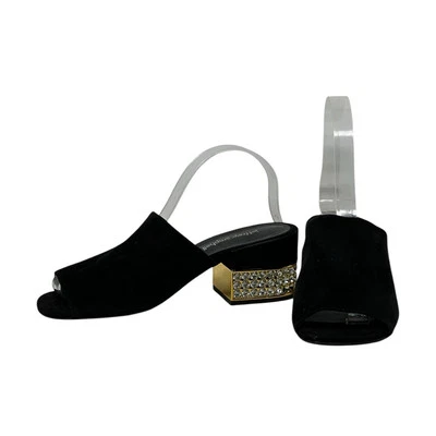 Sandalia Jeffrey Campbell Diamante Tachonado Tacón Talla 6 Foto 1 de 4