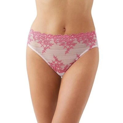 $30 Wacoal 841191 Abrazo Encaje Corte Alto Calzoncillos Bragas, Talla 9 - XXL Foto 1 de 3