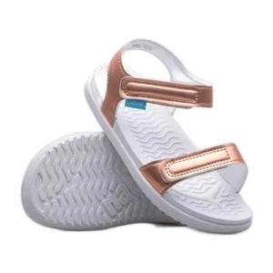NWT Native Charley Chameleon Gold Metallic Sandals Size C7 - Picture 1 of 10