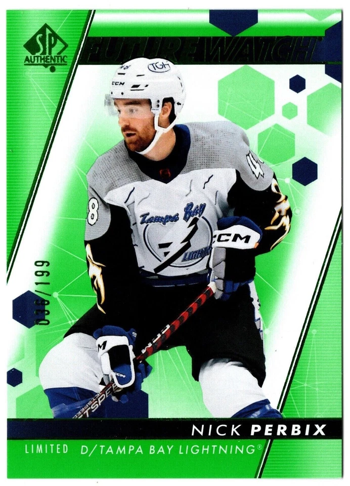 2022-23 SP Authentic Future Watch Limited Green NICK PERBIX 156 199 Lightning RC - Image 1 of 1