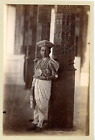 Ceylan, jeune fille Cingalaise, Sinhalese girl Vintage albumen print, Tirage a