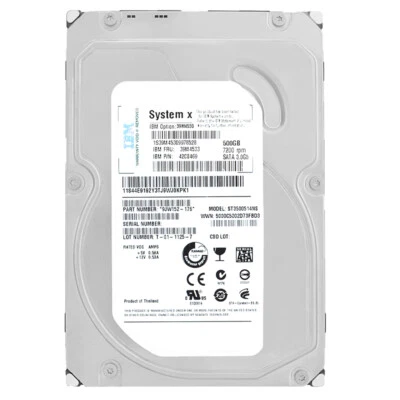 Festplatte IBM ST3500514NS 39M4533 42C0469 500GB 7200RPM SATA II 3.5'' - Bild 1 von 4