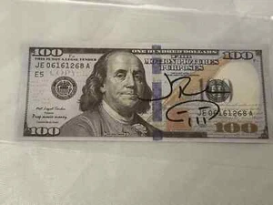 MARVEL Jon Bernthal (The Punisher) SIGNED $100 Dollar Prop Bill - Authenticated - Picture 1 of 2