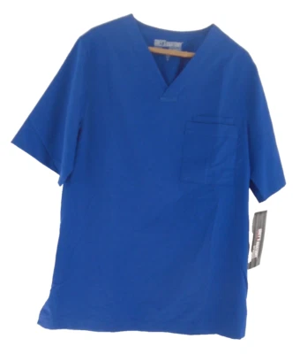 Blusa Médica Estampada Grey's Anatomy Galaxy 3 Bolsillos de Barco Para Hombre Talla S Azul Foto 1 de 4