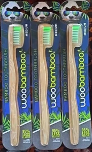 Woobamboo! Adult Medium Toothbrushes (Pack of 3) - Picture 1 of 1