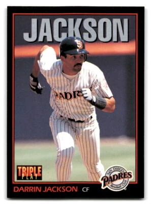 Darrin Jackson 1993 Triple Play #138 San Diego Padres BASEBALL - Image 1 of 2