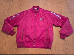 Vintage Mens Honda Jacket Size XL Burgundy W/Liner - Picture 1 of 6