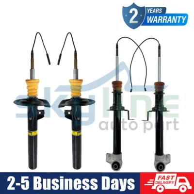 4x Front Rear Shock Absorbers Dampers w/EDC Fit BMW E38 740i 740iL 750iL 4.0L V8 - Imagem 1 de 4