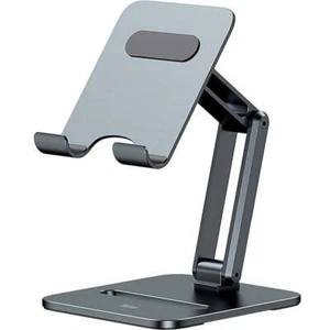 Sockel Ständer Baseus Desktop Biaxial Foldable für Smartphones und Tablets Grau - Bild 1 von 9