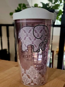 ELFENBEIN ELLA Elefant lila & weiß Tervis - Bild 1 von 7