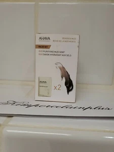 2 X Jabón Purificador Ahava Active Deadsea Minerals Deadsea MUD 3.4 OZ NUEVO - Imagen 1 de 2