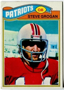 1977 Topps #165 Steve Grogan New England Patriots - Picture 1 of 2