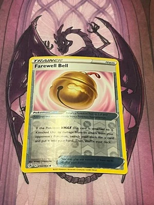 Farewell Bell - 234/264 Fusion Strike Pokemon Reverse Holo Foil Nice! - Image 1 of 2