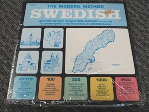 The Modern Method Swedish NEW 2 8track Tape Learning Language Course Manual - Imagen 1 de 3