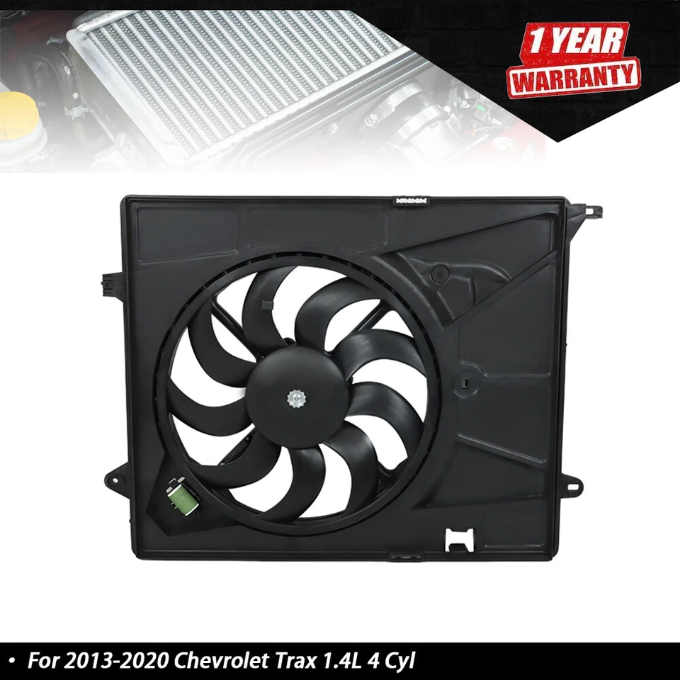 Conjunto de ventilador de refrigeración del radiador para Chevrolet Trax 2014-2020 1,4 L 4 cilindros 95392642 Foto 1 de 4