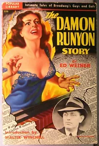 Weiner, Ed - The Damon Runyon Story PB 1st Printing 1950 Very Good - Imagen 1 de 3