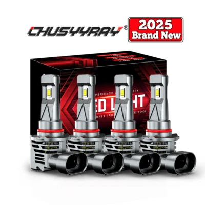 Para For Scion tC 2005-2010 2011 2012 2013 Bombilla faro LED Luz alta / baja 4x Foto 1 de 4